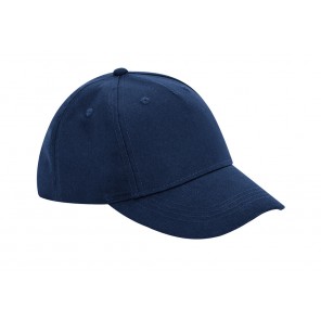 Beechfield Junior Organic Cotton 5 Panel Cap - Navy - OneSize