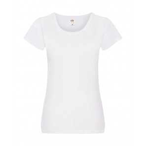 Fruit of the Loom Ladies' Original T - White - XS