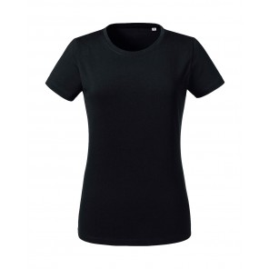 Russell Pure Organic Ladies' Pure Organic Heavy Tee - Black - XL