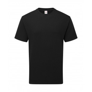 Fruit of the Loom Pure Cotton T - Black - 2XL