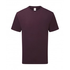 Fruit of the Loom Pure Cotton T - Dark Plum - L