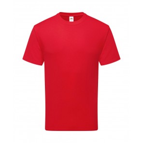 Fruit of the Loom Pure Cotton T - Red - L