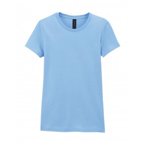 Gildan Softstyle Women's T-Shirt - Light Blue - XL