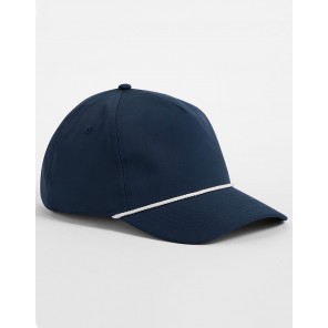 Beechfield Rope Detail Golf Cap - Navy/White - OneSize
