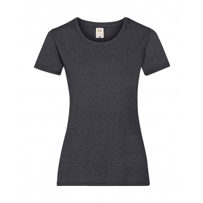 Fruit of the Loom Ladies' Valueweight T - Dark Heather Grey - XS(8)