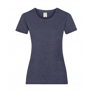 Fruit of the Loom Ladies' Valueweight T - Heather Navy - XL(16)