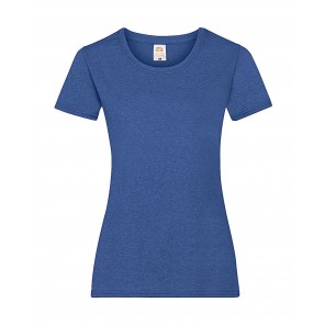 Fruit of the Loom Ladies' Valueweight T - Heather Royal - XL(16)