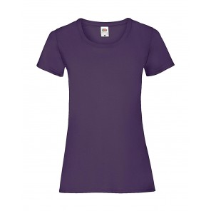 Fruit of the Loom Ladies' Valueweight T - Purple - XS(8)