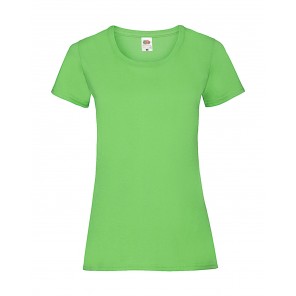 Fruit of the Loom Ladies' Valueweight T - Lime Green - XL(16)