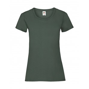 Fruit of the Loom Ladies' Valueweight T - Bottle Green - XL(16)
