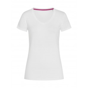Stedman Stretch-T V-neck for women - White - L