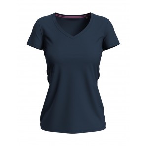 Stedman Stretch-T V-neck for women - Blue Midnight - L