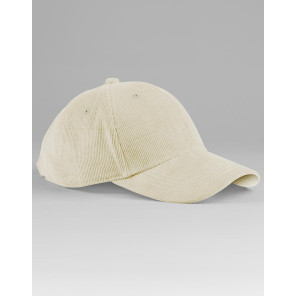 Beechfield EarthAware® Organic Cord Baseball Cap - Beige - ONE SIZE