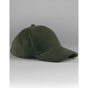 Beechfield EarthAware® Organic Cord Baseball Cap - Green - ONE SIZE