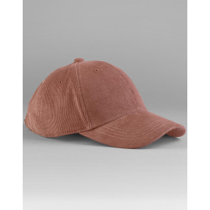 Beechfield EarthAware® Organic Cord Baseball Cap - Red - ONE SIZE