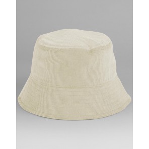 Beechfield EarthAware® Organic Cord Bucket Hat - Stone - S/M