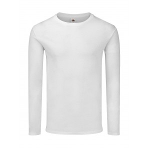 Fruit of the Loom Iconic 150 Classic Long Sleeve T - White - XL