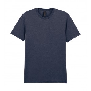 Gildan Softstyle Adult T-Shirt - Heather Navy - L