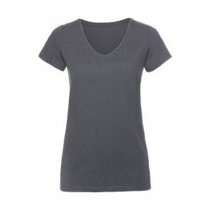 Russell Ladies V-Neck HD T - Convoy Grey - 2XL