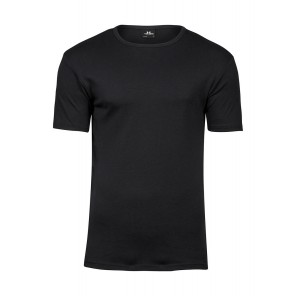 Tee Jays Men's Interlock T-Shirt - Black - S