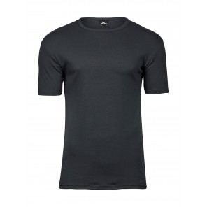 Tee Jays Men's Interlock T-Shirt - Dark Grey - 5XL