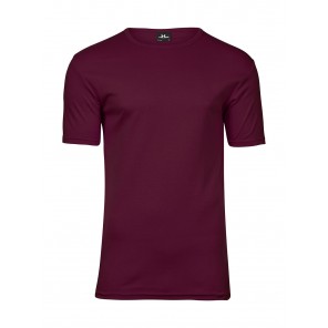 Tee Jays Men's Interlock T-Shirt - Wine - L