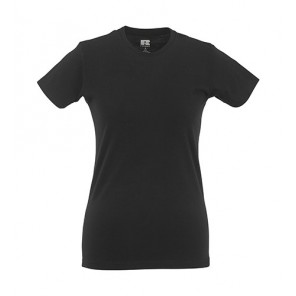 Russell Ladies Slim T Black - Größe M