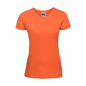Russell Ladies' Slim T - Orange - S