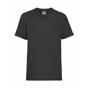 Fruit of the Loom Kids Valueweight T - Black - 104(3-4)