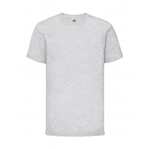 Fruit of the Loom Kids Valueweight T - Heather Grey - 116(5-6)