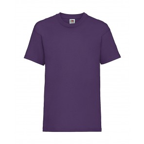 Fruit of the Loom Kids Valueweight T - Purple - 128(7-8)