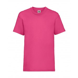 Fruit of the Loom Kids Valueweight T - Fuchsia - 116(5-6)
