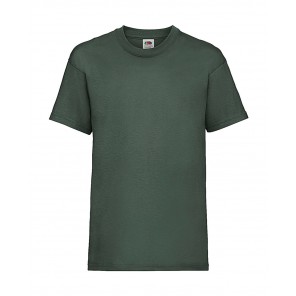 Fruit of the Loom Kids Valueweight T - Bottle Green - 152(12-13)