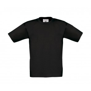 B&C Exact 150/kids T-Shirt - Black - 12/14(152/164)