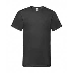Fruit of the Loom Valueweight V-Neck-Tee - Black - 2XL