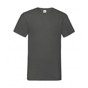 Fruit of the Loom Valueweight V-Neck-Tee - Light Graphite - 2XL