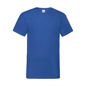 Fruit of the Loom Valueweight V-Neck-Tee - Royal - 2XL