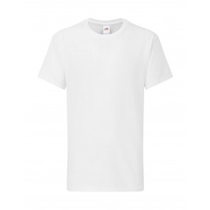 Fruit of the Loom Kids' Iconic 195 T - White - 104(3-4)