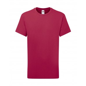 Fruit of the Loom Kids' Iconic 195 T - Cranberry - 164(14-15)