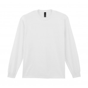 Gildan Ultra Cotton Adult T-Shirt LS - White - L