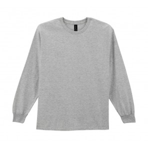 Gildan Ultra Cotton Adult T-Shirt LS - Sport Grey - S