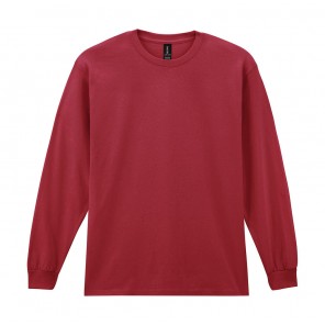 Gildan Ultra Cotton Adult T-Shirt LS - Cardinal Red - 2XL