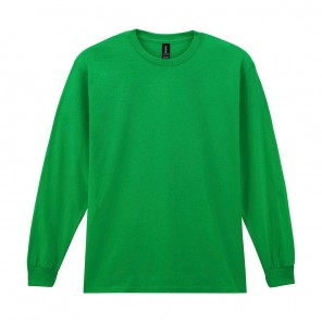 Gildan Ultra Cotton Adult T-Shirt LS - Irish Green - 2XL