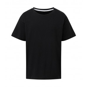 SG Signature Signature Tagless Tee Kids - Dark Black - 116(5-6/M)