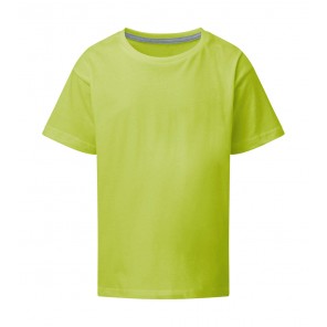 SG Signature Signature Tagless Tee Kids - Lime - 116(5-6/M)