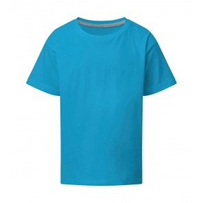 SG Signature Signature Tagless Tee Kids - Turquoise - 116(5-6/M)