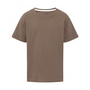 SG Signature Signature Tagless Tee Kids - Deep Taupe - 116(5-6/M)
