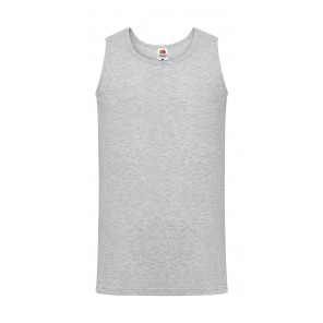 Fruit of the Loom Valueweight Athletic Vest - Heather Grey - M