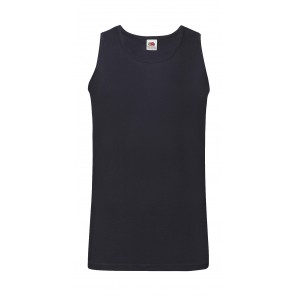 Fruit of the Loom Valueweight Athletic Vest - Deep Navy - L