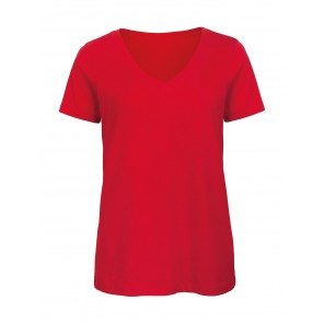 B&C Organic Inspire V T /women - Red - L